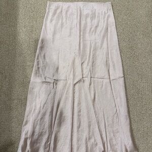 Aritzia Babaton Blush Pink Silk Slip Skirt